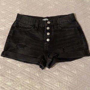 Black shorts